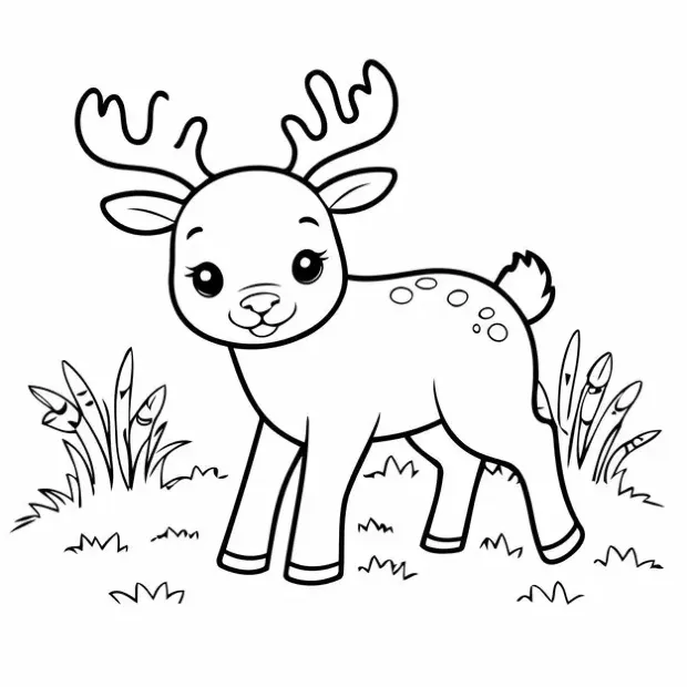 Dibujos para colorear e imprimir Deer