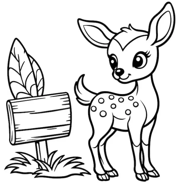 Dibujos para colorear e imprimir Deer