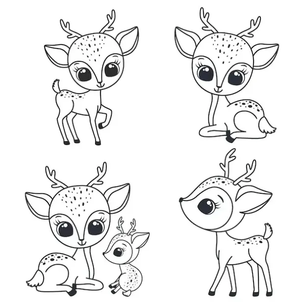 Dibujos para colorear e imprimir Deer