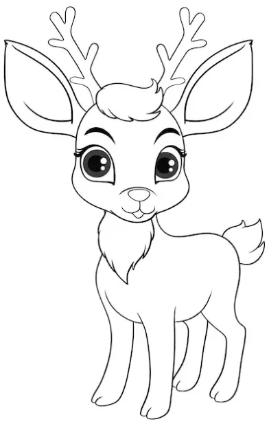 Dibujos para colorear e imprimir Deer