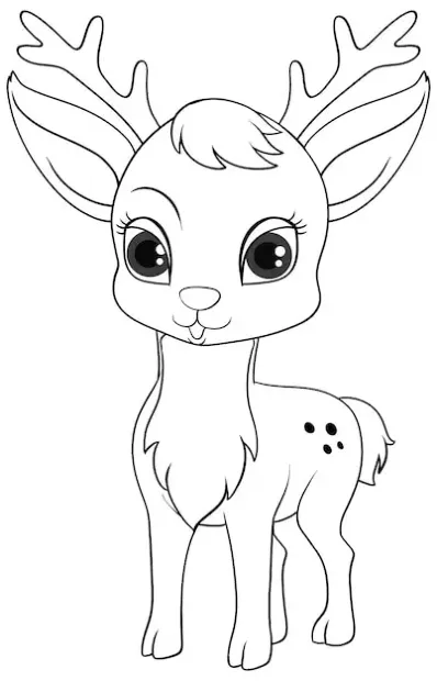 Dibujos para colorear e imprimir Deer