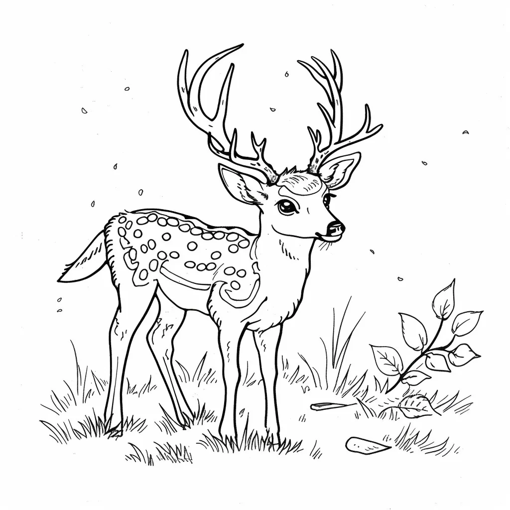 Dibujos para colorear e imprimir Deer