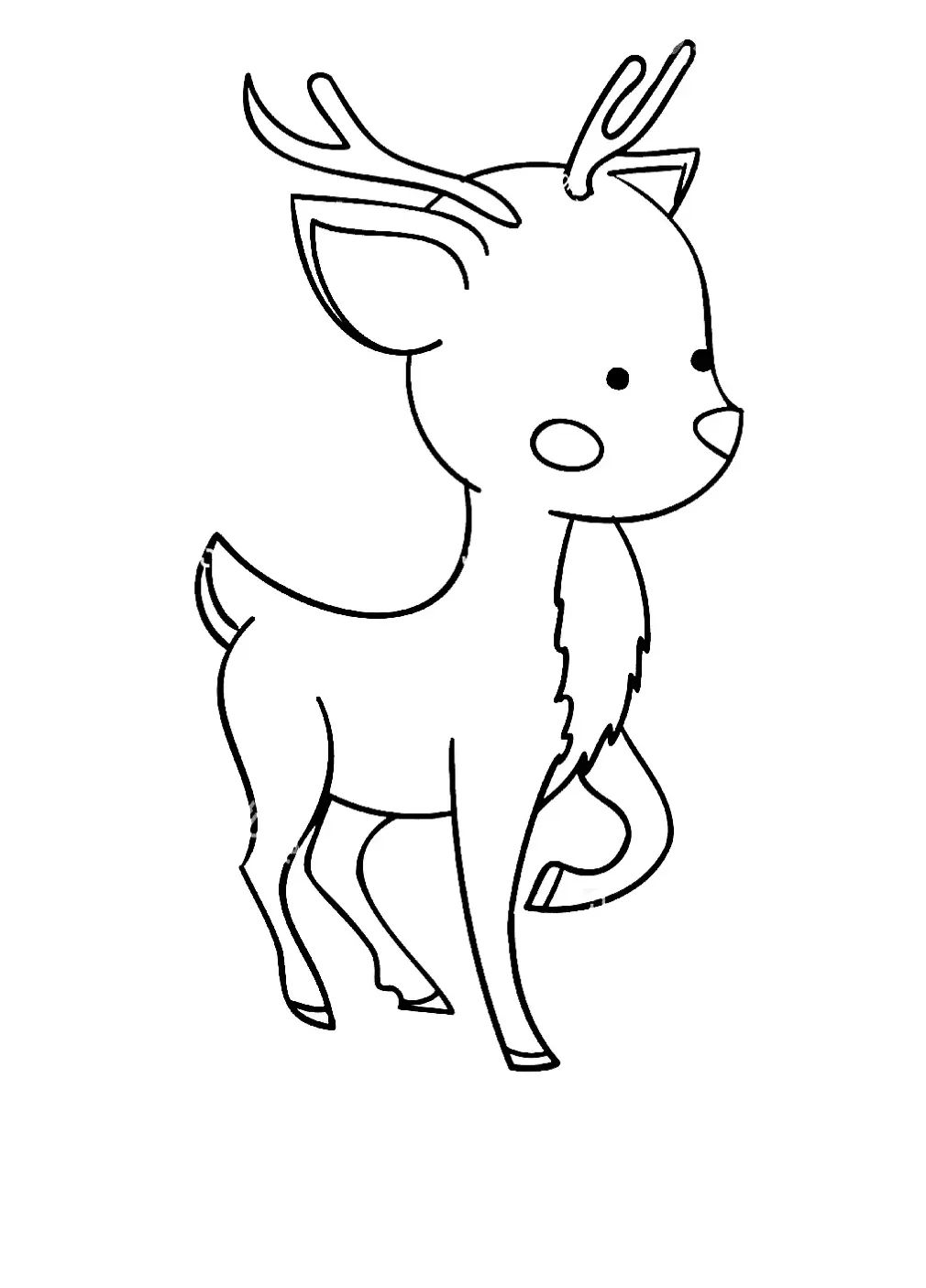 Dibujos para colorear e imprimir Deer