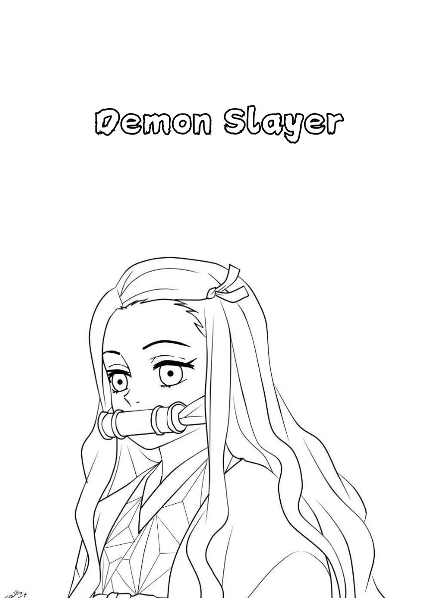 Dibujos para colorear e imprimir Demon Slayer