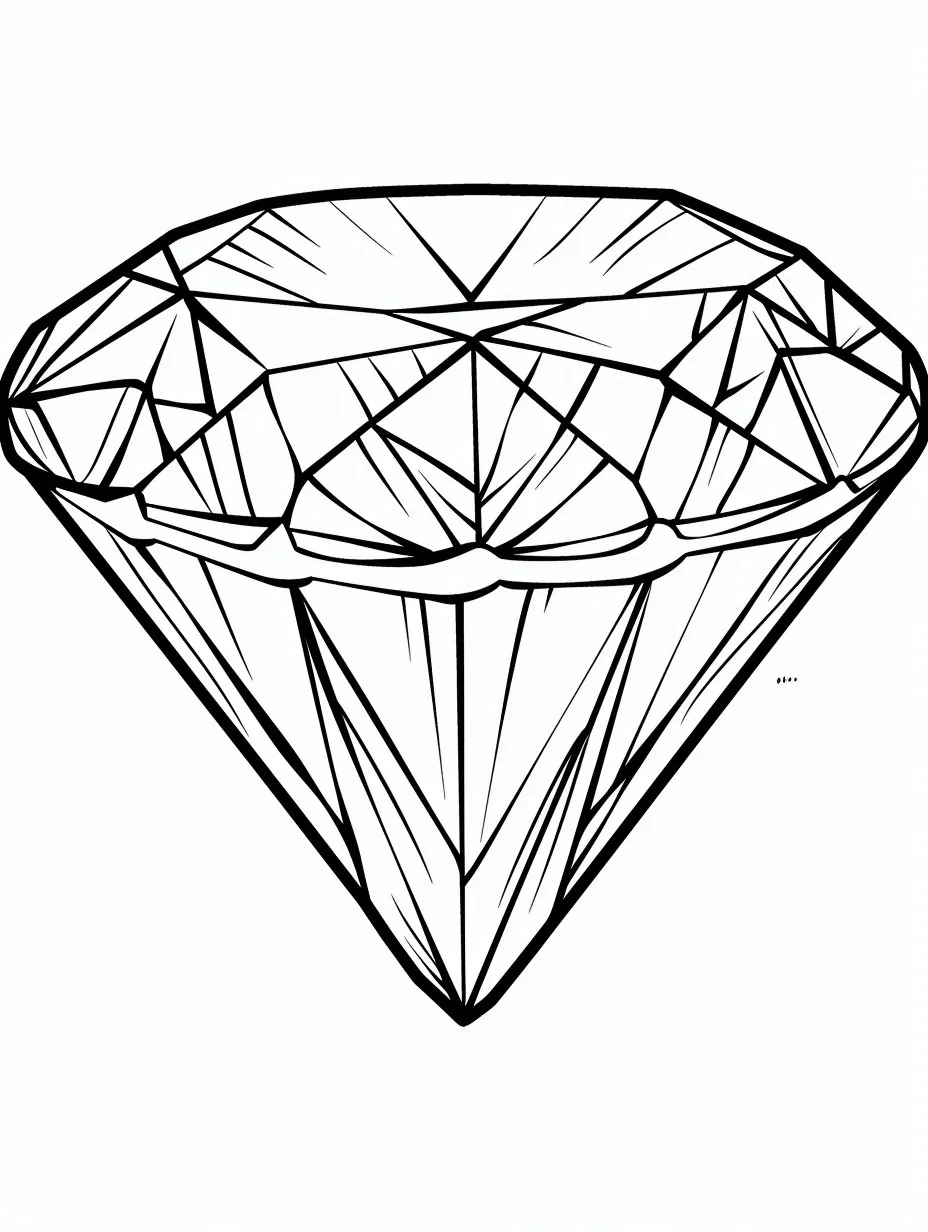 Dibujos para colorear e imprimir Diamond