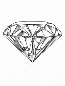 Diamond coloring pages 23