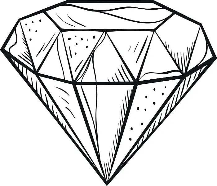 Dibujos para colorear e imprimir Diamond