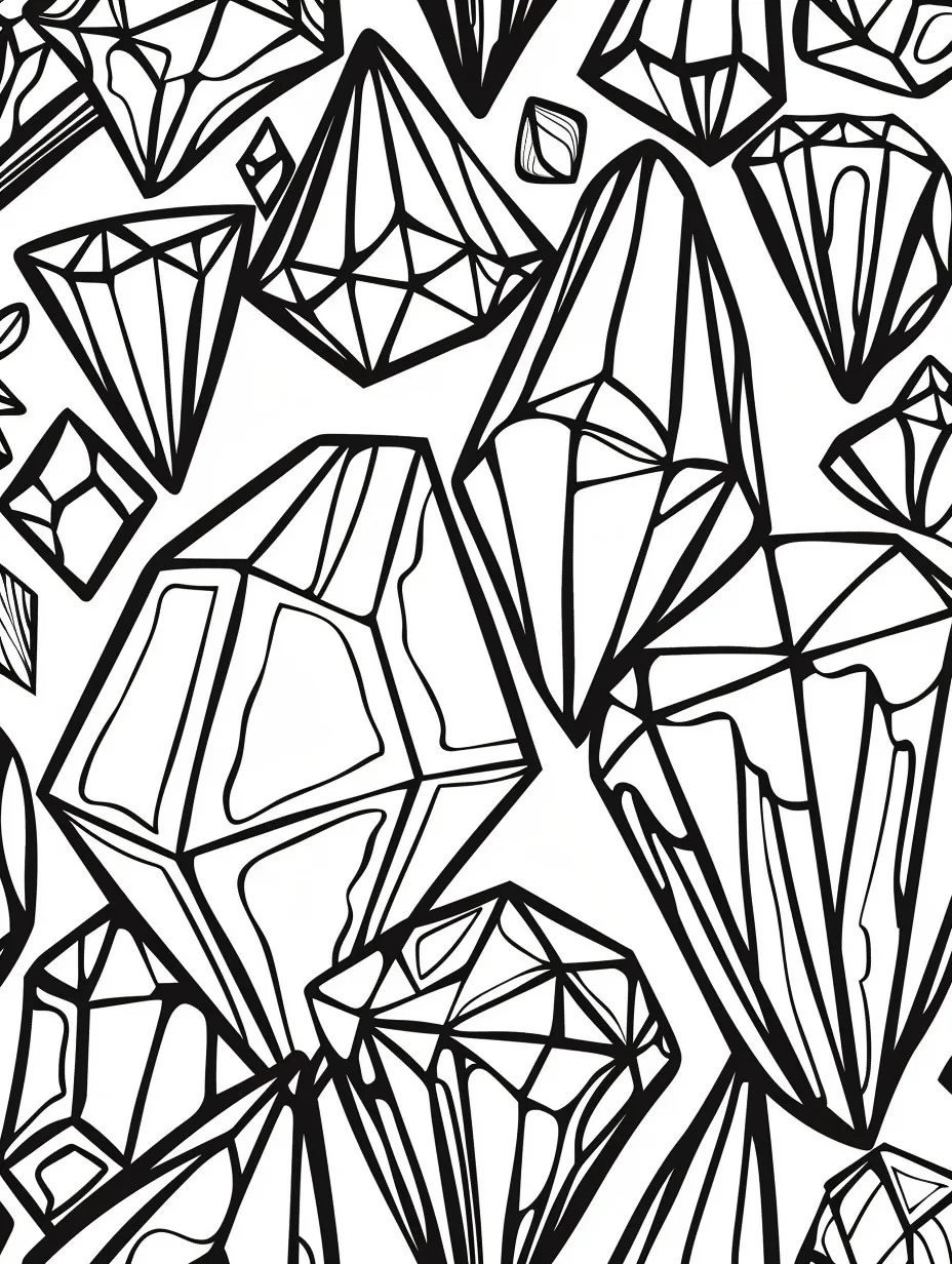 Dibujos para colorear e imprimir Diamond