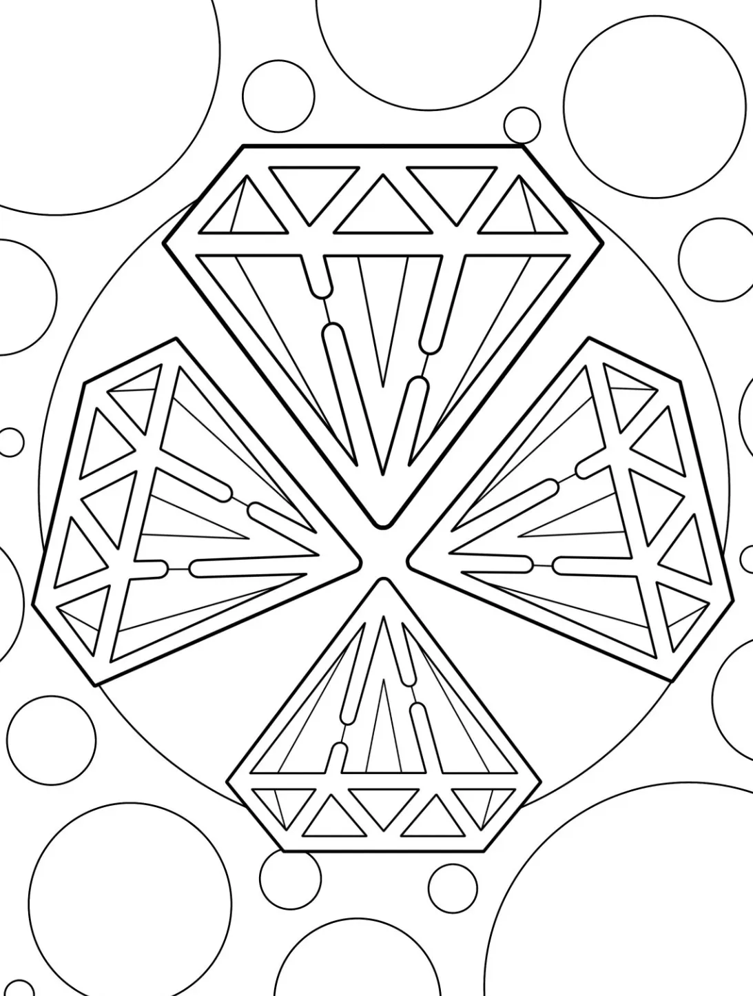 Dibujos para colorear e imprimir Diamond