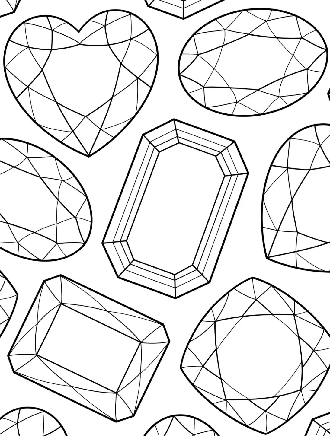 Dibujos para colorear e imprimir Diamond