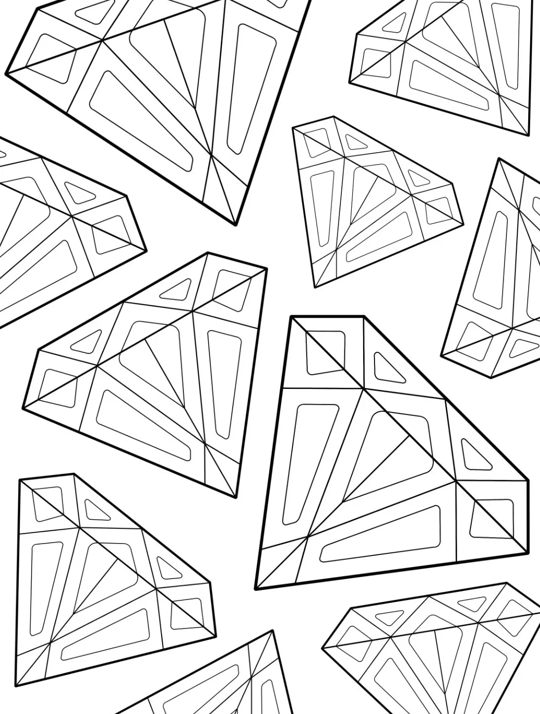 Dibujos para colorear e imprimir Diamond