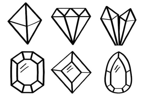 Dibujos para colorear e imprimir Diamond