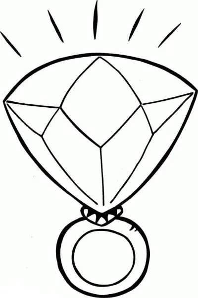 Dibujos para colorear e imprimir Diamond