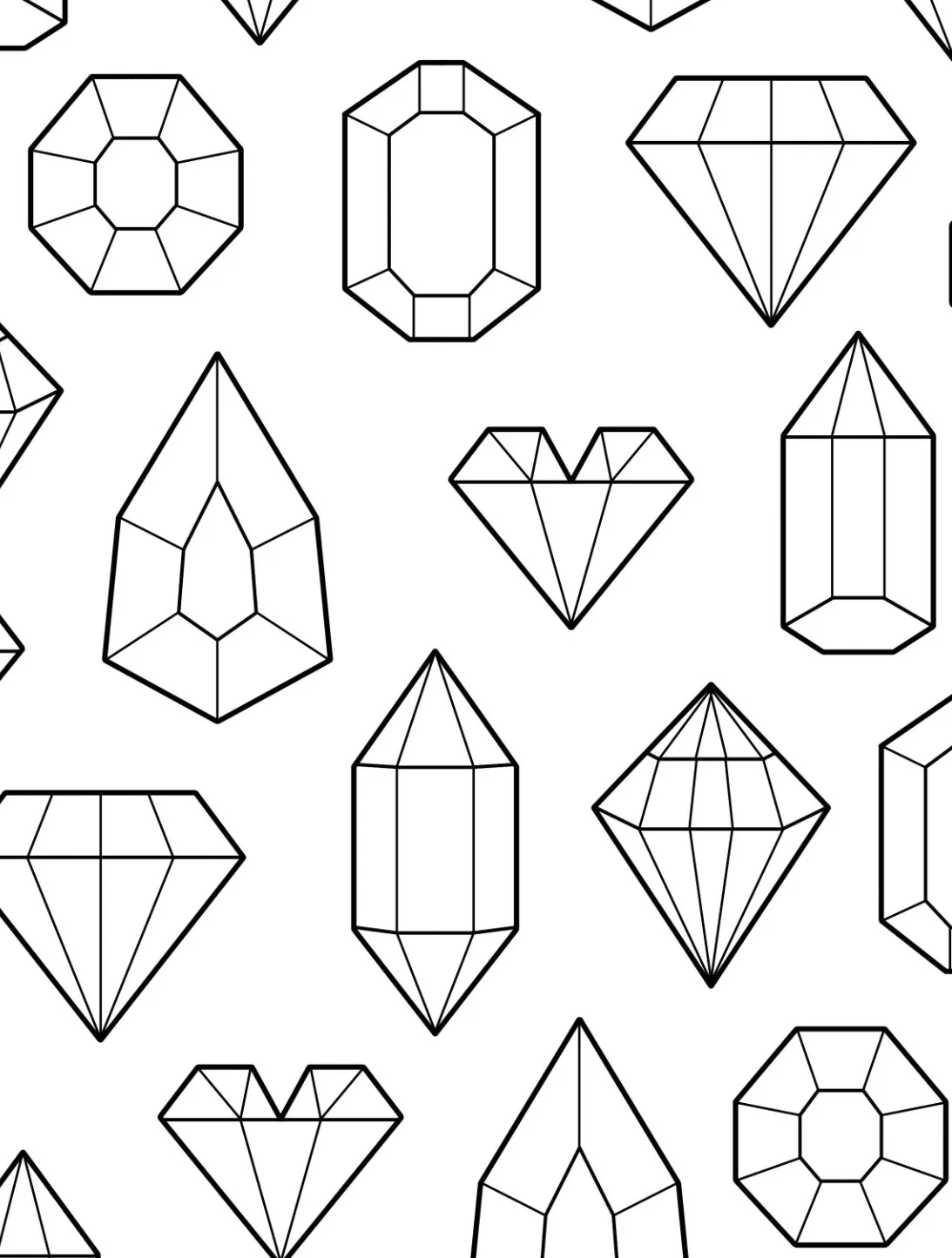 Dibujos para colorear e imprimir Diamond