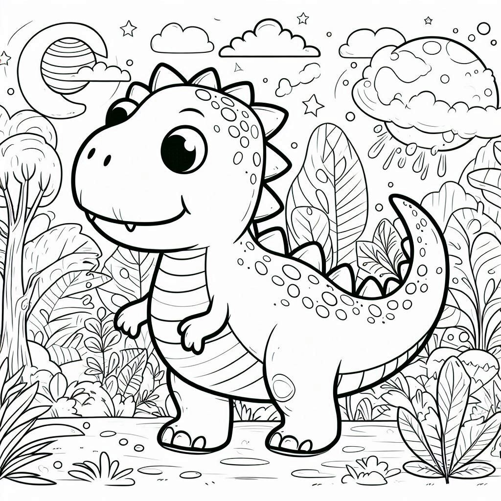 Dibujos para colorear e imprimir Dinosaurs