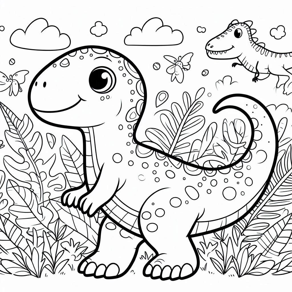 Dibujos para colorear e imprimir Dinosaurs