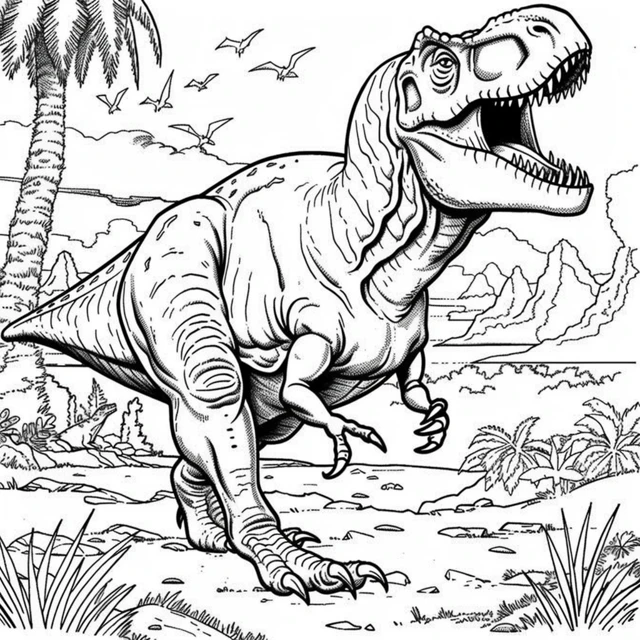 Dibujos para colorear e imprimir Dinosaurs