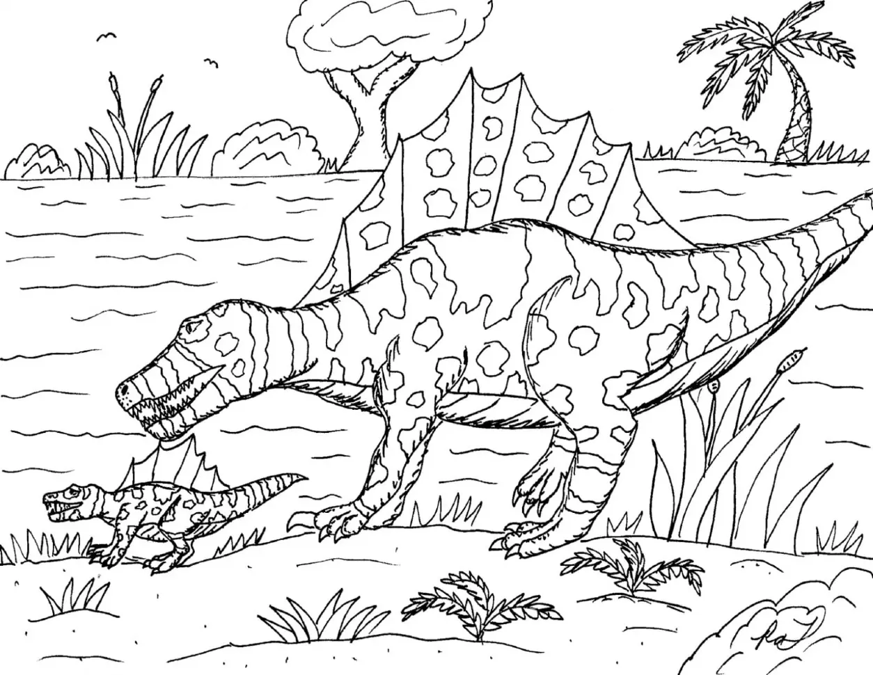 Dibujos para colorear e imprimir Dinosaurs