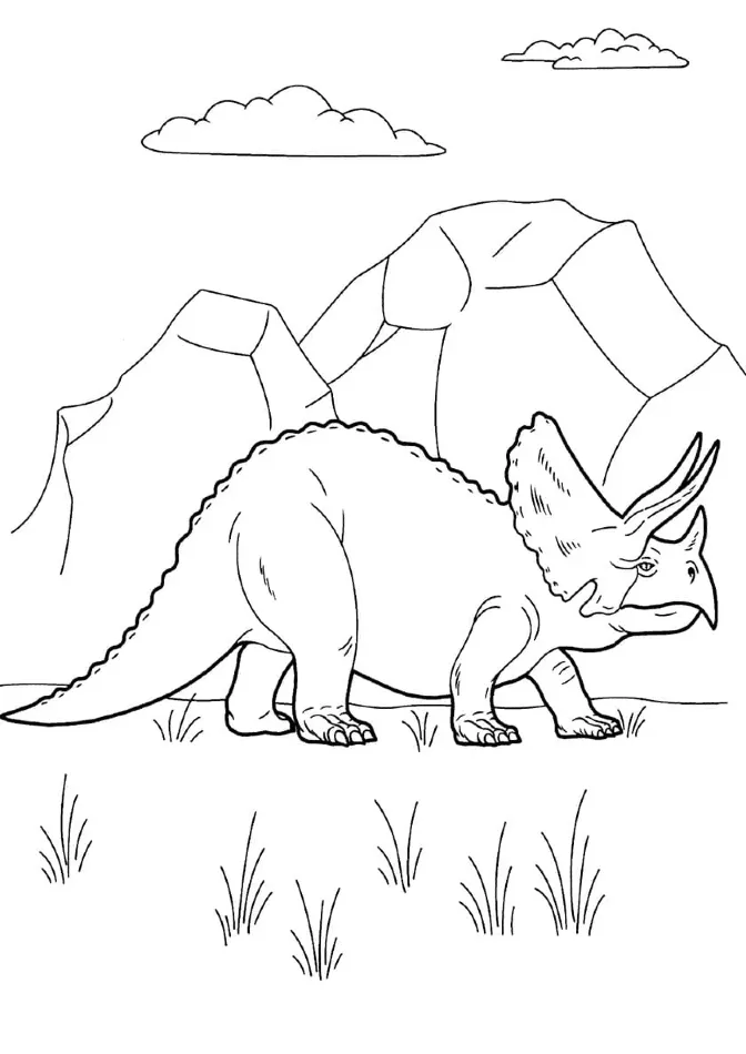 Dibujos para colorear e imprimir Dinosaurs