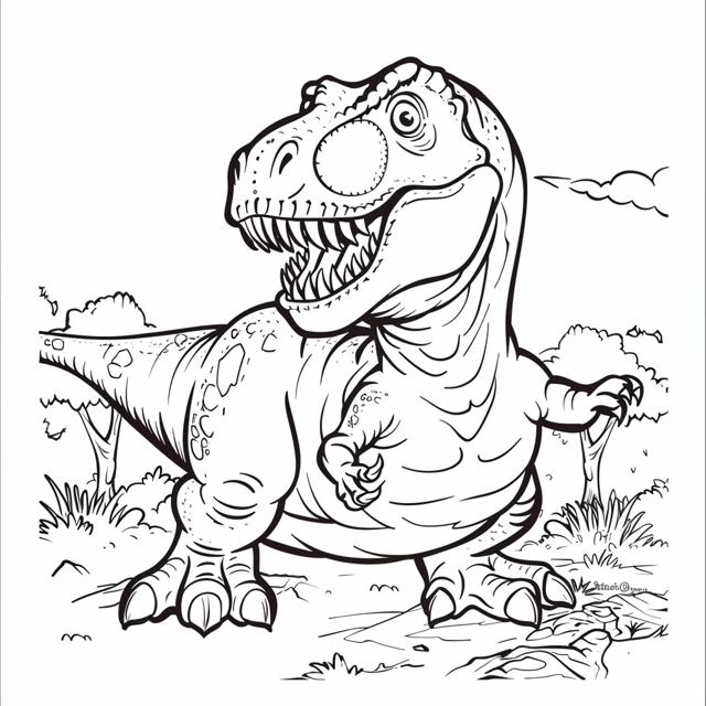 Dibujos para colorear e imprimir Dinosaurs