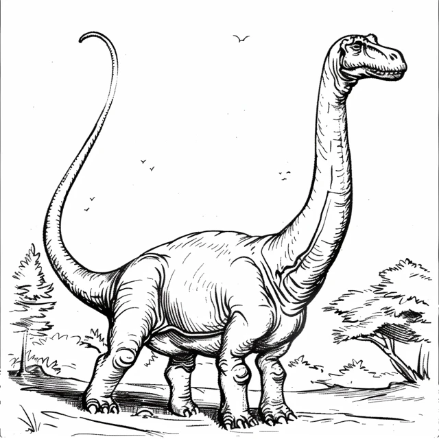 Dibujos para colorear e imprimir Dinosaurs