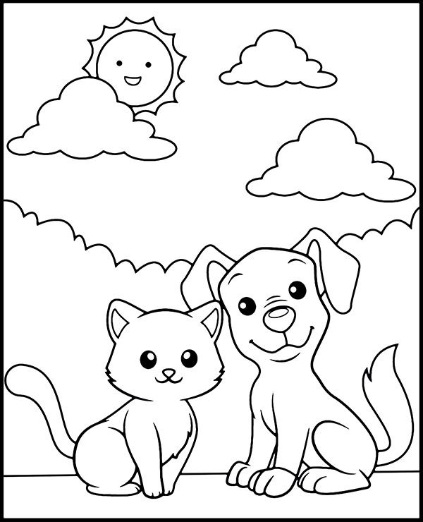 Dibujos para colorear e imprimir Dogs