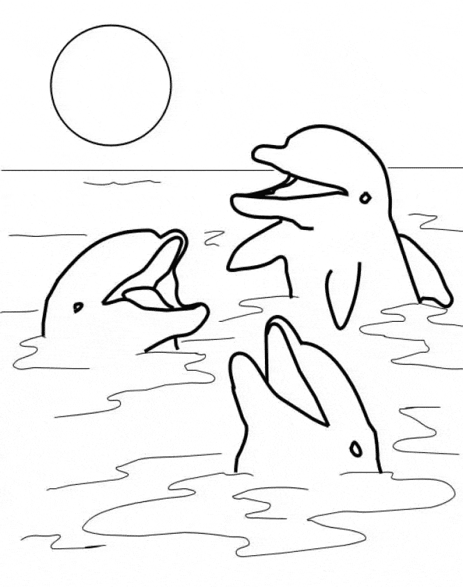 Dibujos para colorear e imprimir Dolphin