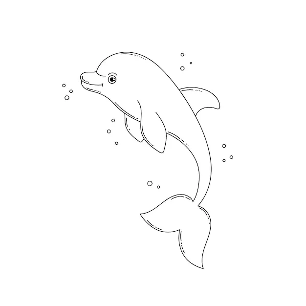 Dibujos para colorear e imprimir Dolphin