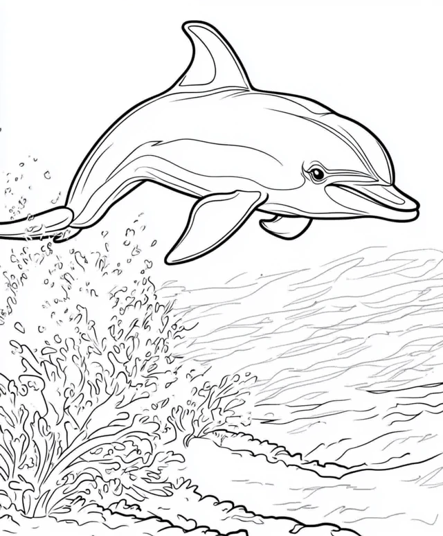 Dibujos para colorear e imprimir Dolphin