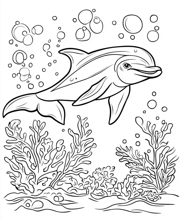 Dibujos para colorear e imprimir Dolphin