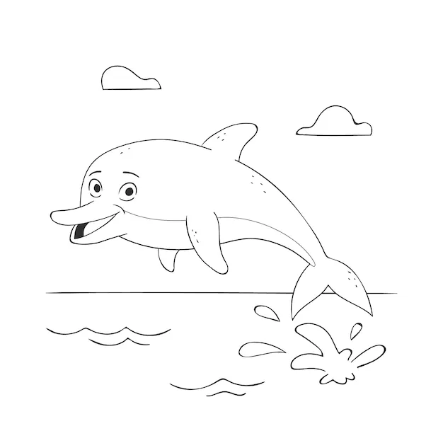 Dibujos para colorear e imprimir Dolphin