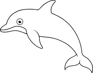 Dibujos para colorear e imprimir Dolphin