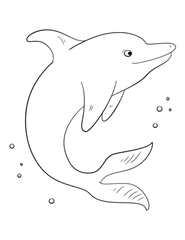 Dibujos para colorear e imprimir Dolphin