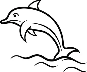 Dibujos para colorear e imprimir Dolphin