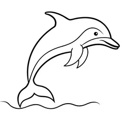 Dibujos para colorear e imprimir Dolphin