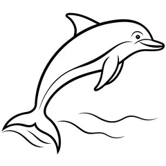 Dibujos para colorear e imprimir Dolphin