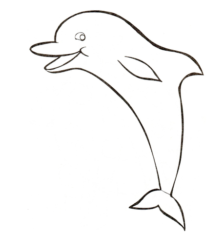 Dibujos para colorear e imprimir Dolphin