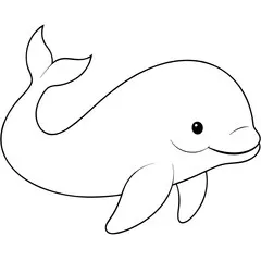 Dibujos para colorear e imprimir Dolphin