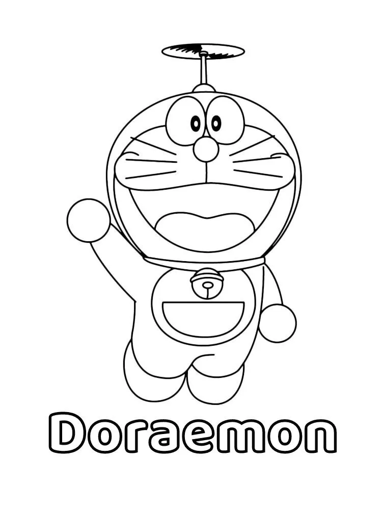 Doraemon coloring pages 26