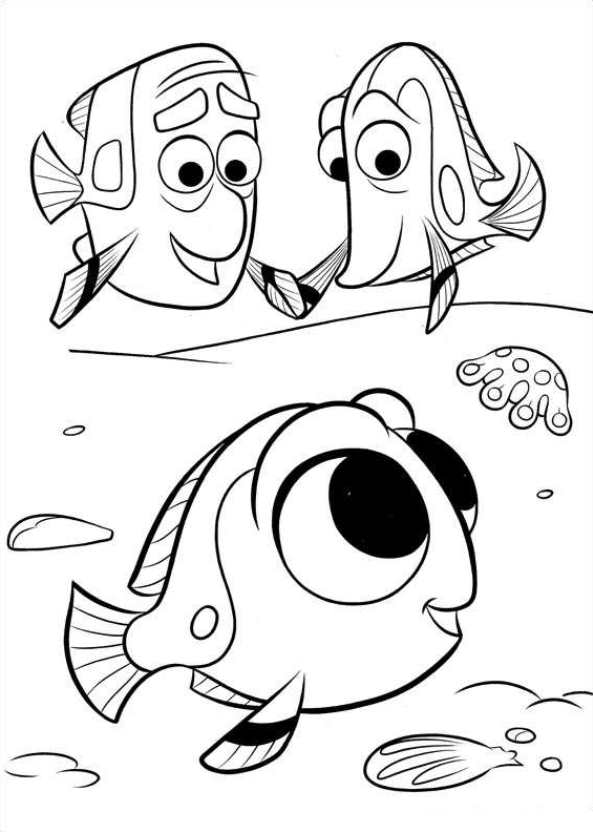 Dibujos para colorear e imprimir Dory