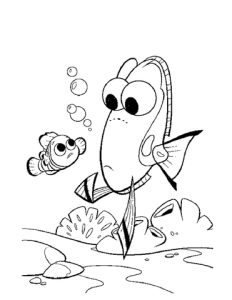 Dory coloring pages 7