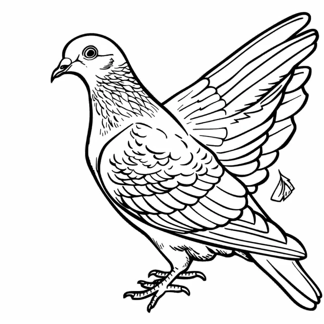 Dibujos para colorear e imprimir Dove