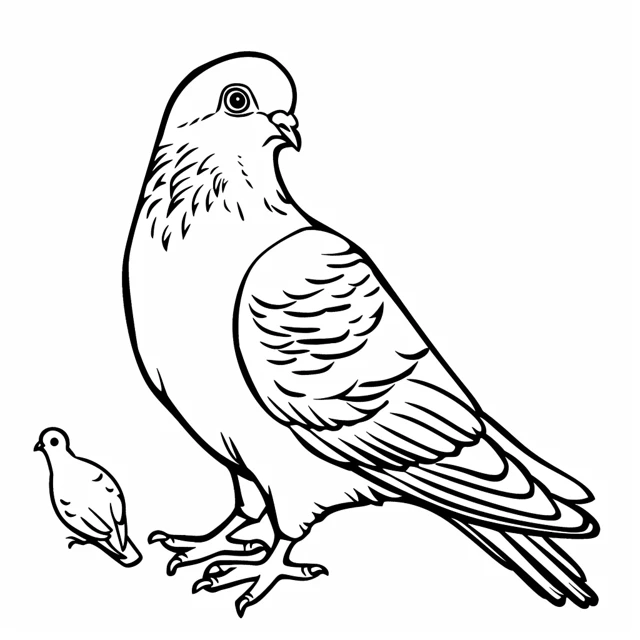 Dibujos para colorear e imprimir Dove