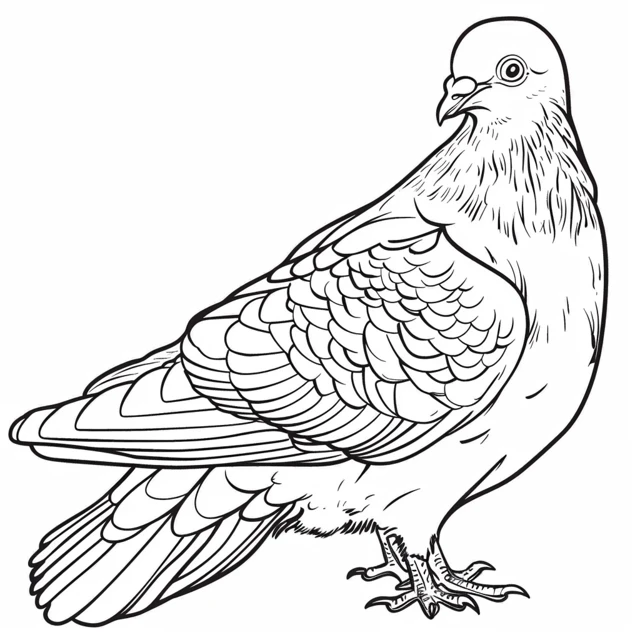 Dibujos para colorear e imprimir Dove