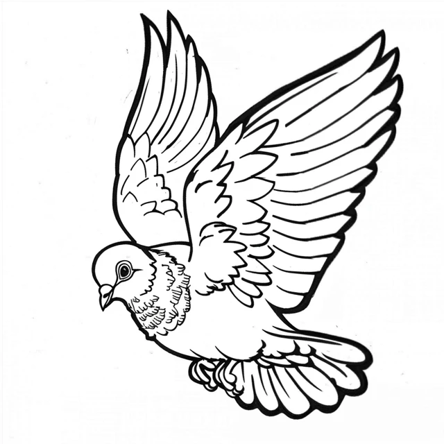 Dibujos para colorear e imprimir Dove