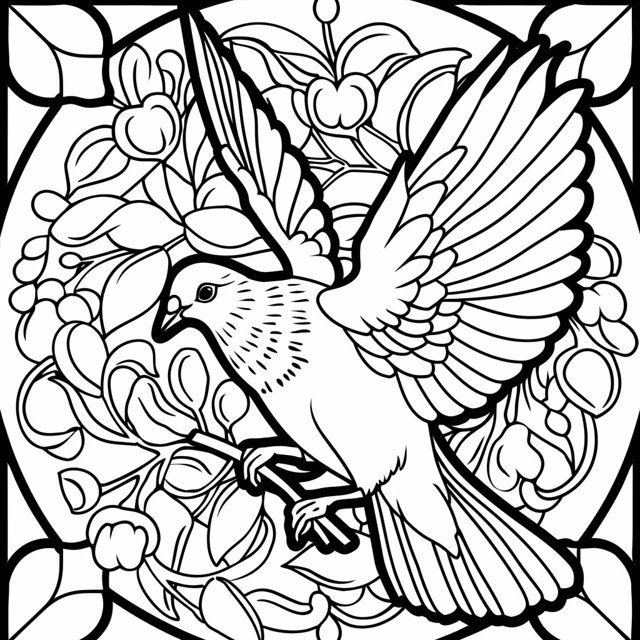 Dibujos para colorear e imprimir Dove