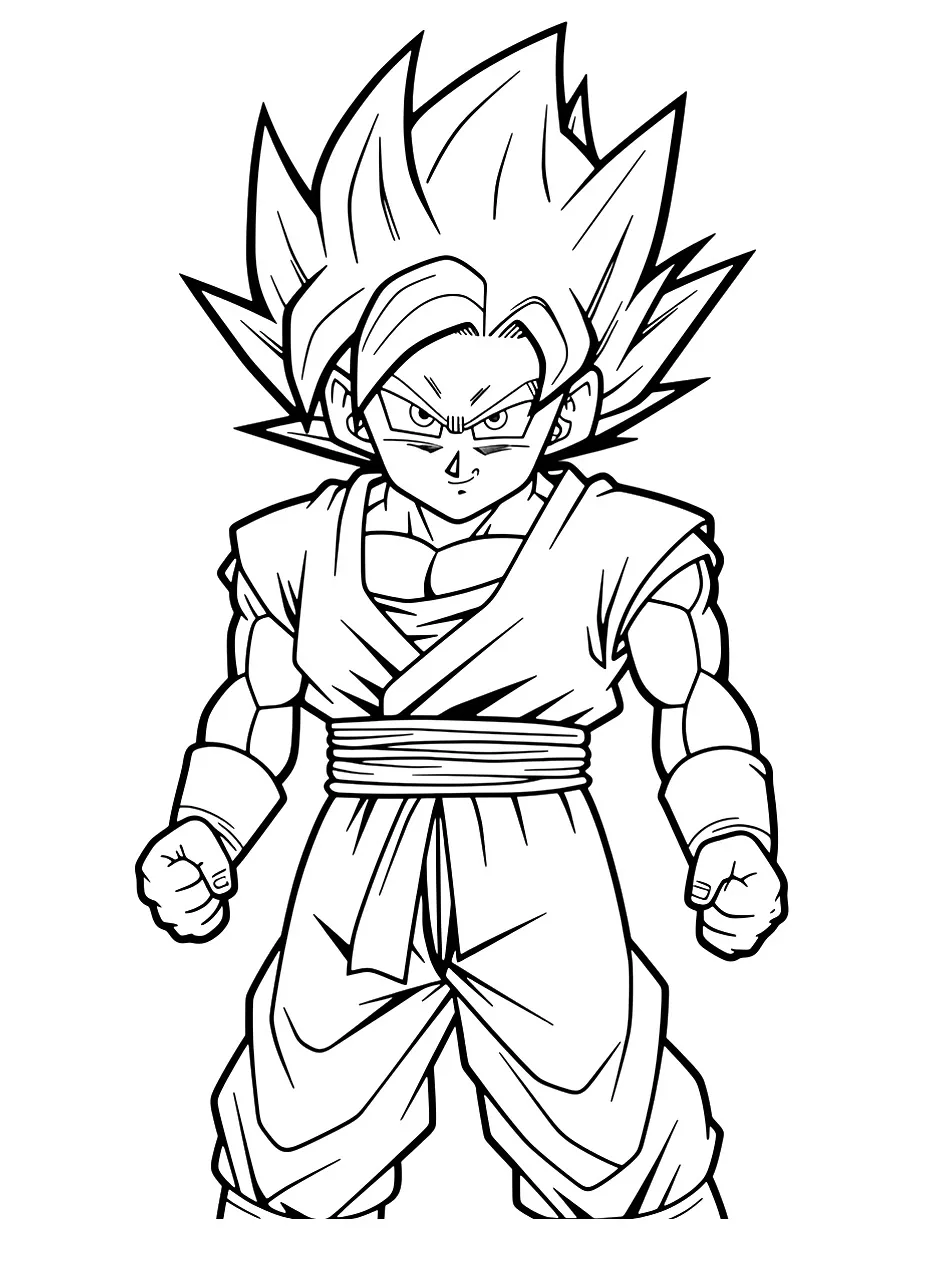 Dibujos para colorear e imprimir Dragon Ball Z