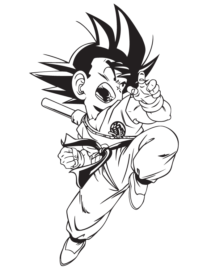 Dibujos para colorear e imprimir Dragon Ball Z