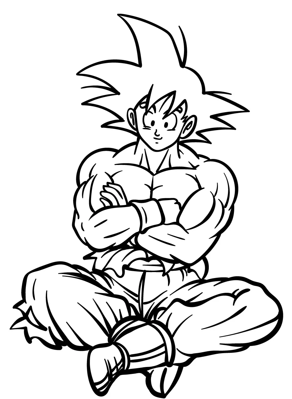 Dibujos para colorear e imprimir Dragon Ball Z