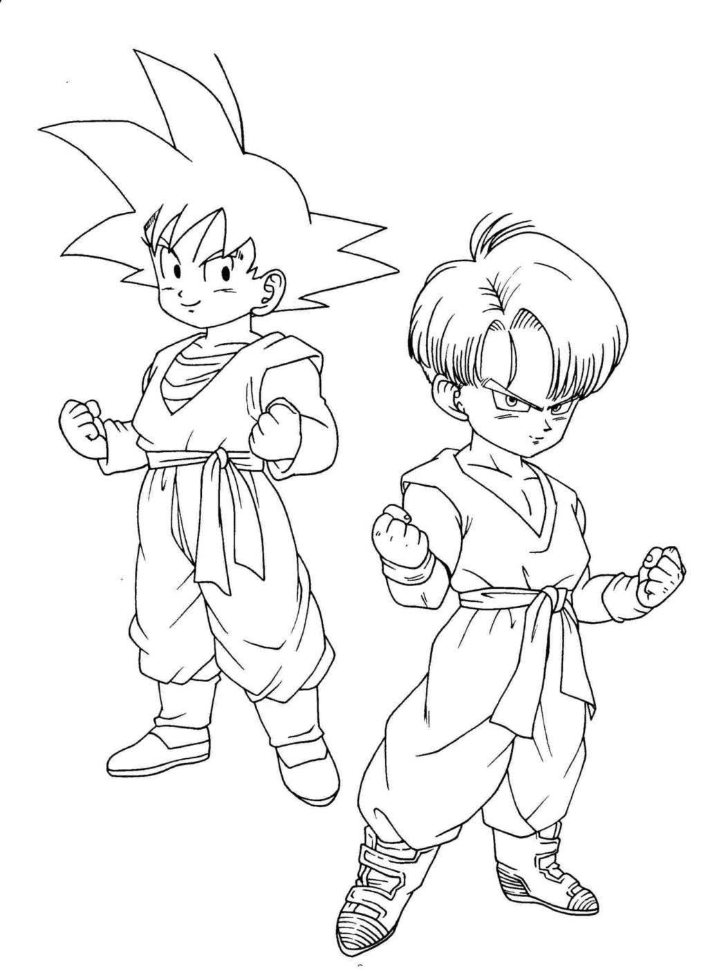 Dibujos para colorear e imprimir Dragon Ball Z